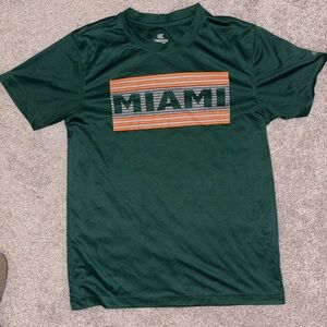 Colosseum Forest Green Striped Tee